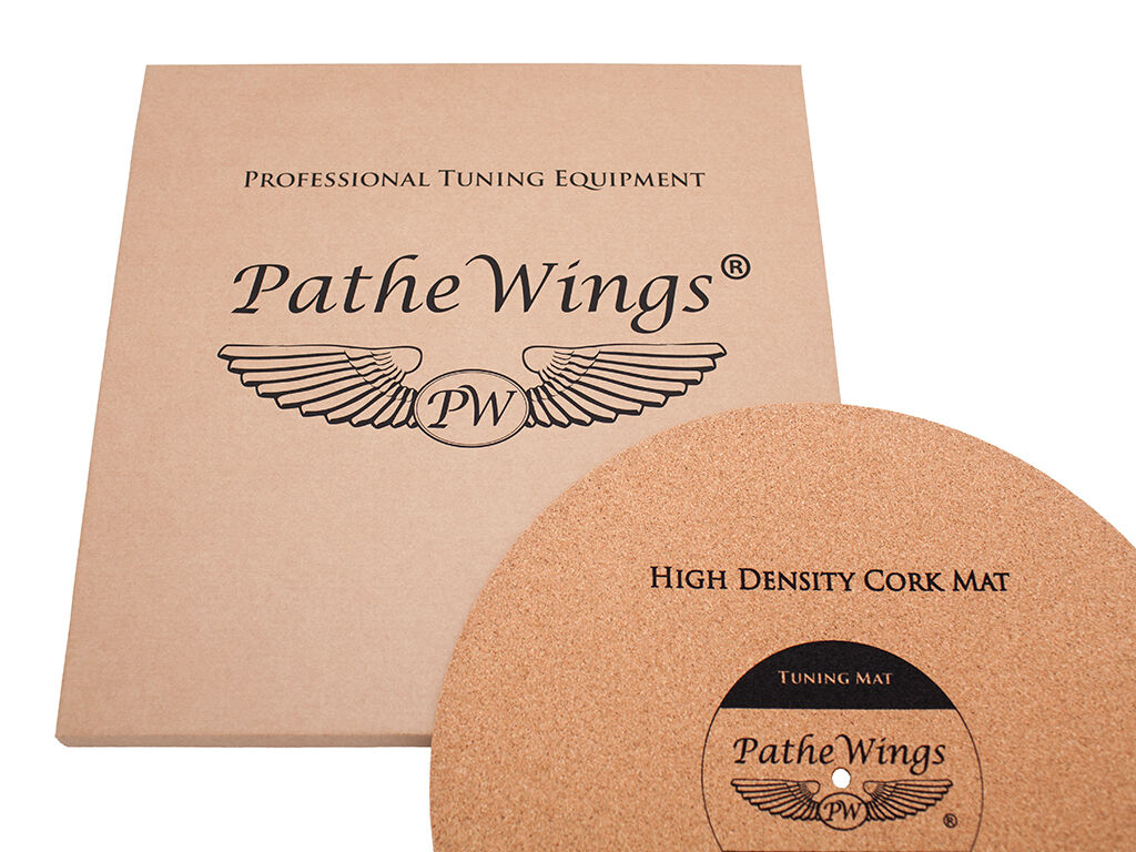 PatheWings Cork Turntable Record Mat Vinyl LP Audiophile MADE IN GERMANY 2mm 