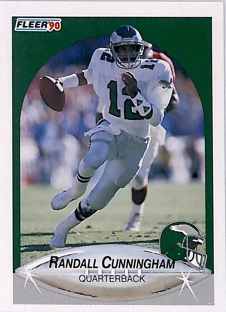 1990 Fleer Randall Cunningham Philadelphia Eagles #82 Mint+ or Better