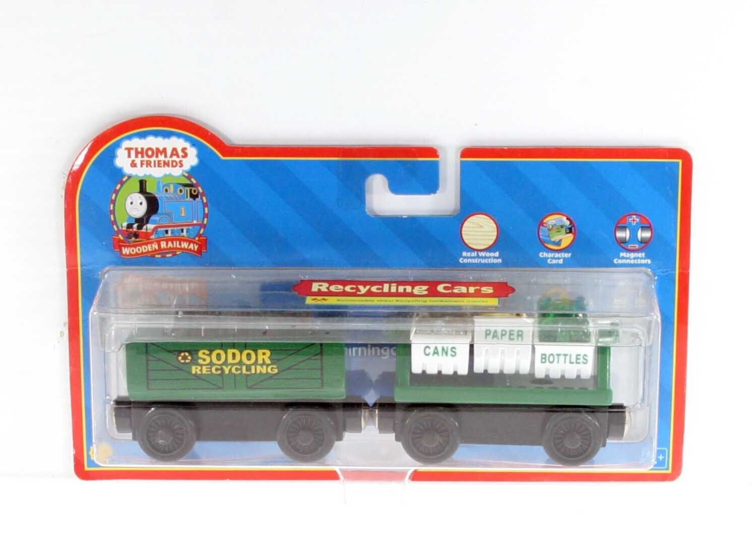 Thomas & Friends Wooden Railway Recycling Cars LC99168 Brand New Sealed Package