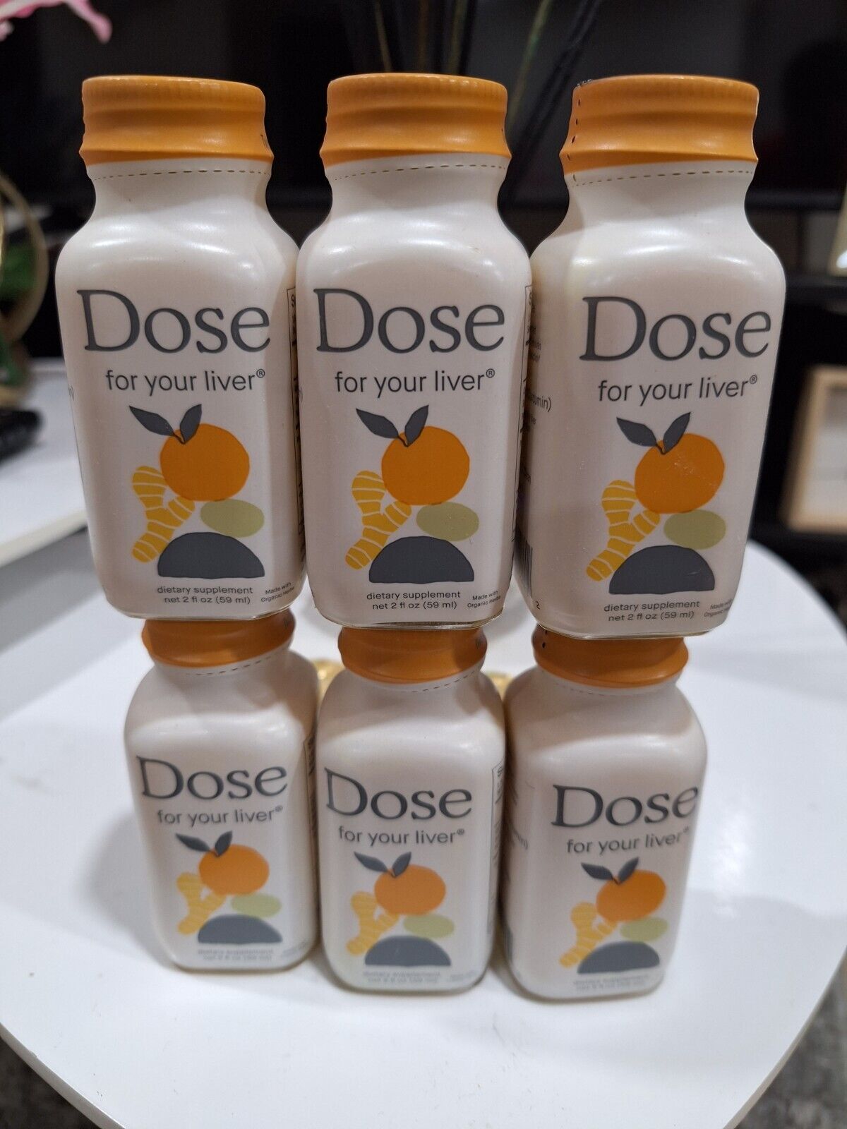 Dose for your liver 2oz 59ml ( 6-PACK )made with organic herbs .