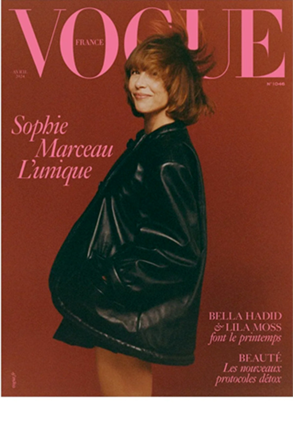 Vogue France Magazine Arpil 2024 Sophie Marceau Lunique