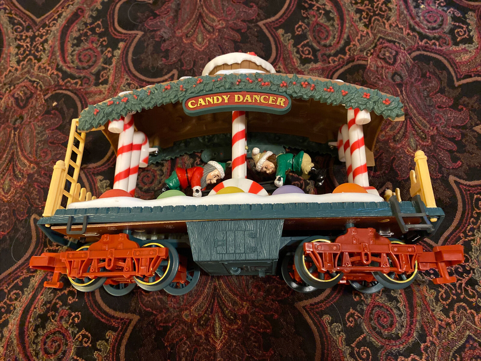 Candy Dancer New Bright Holiday Express 387 384 Animated Train Car Christmas