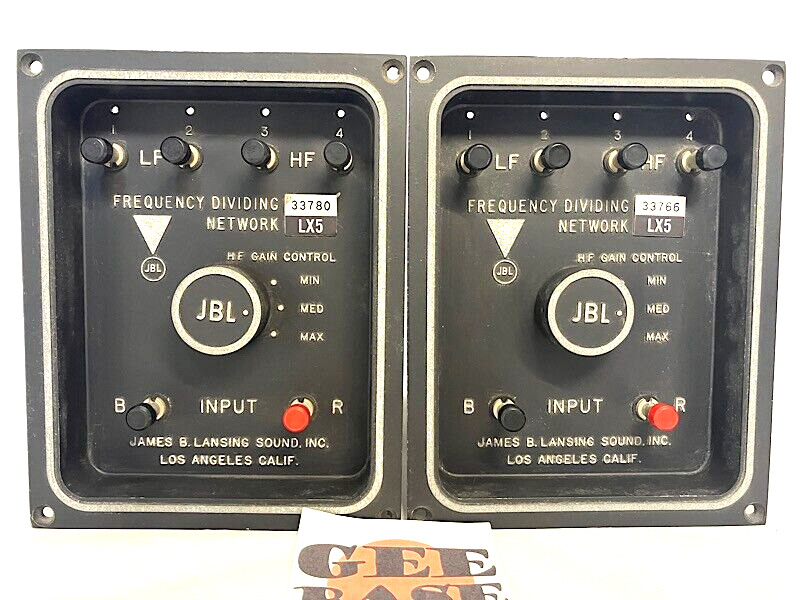JBL LX5 Crossover Network Set of 2 Vintage