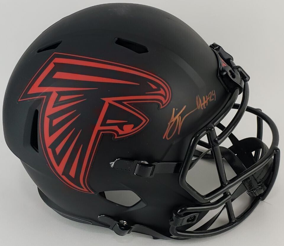 A.J. Terrell Signed Atlanta Falcons Full Size Eclipse Replica Helmet w/ COA
