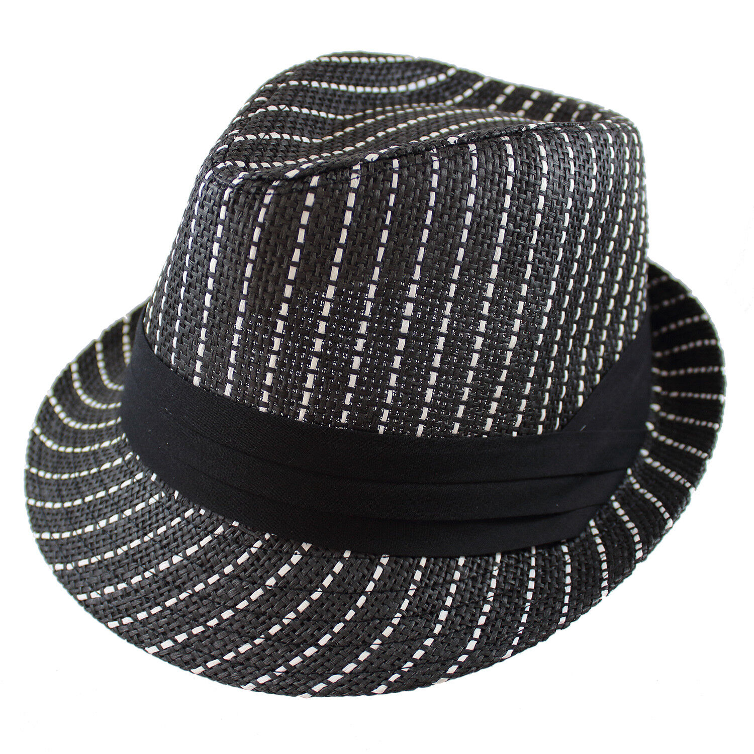 Gelante Unisex Summer Fedora Panama Straw Hats with Band (Ship in a BOX)