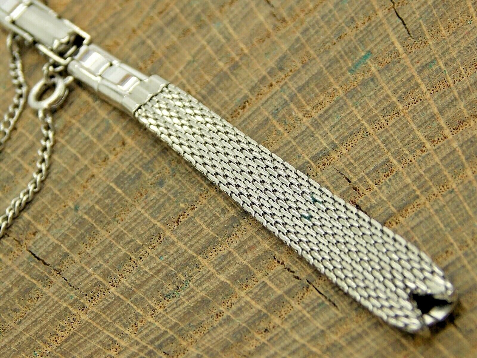 Baldwin Vintage NOS Watch Band Stainless Butterfly Clasp C-Ring Unused Bracelet