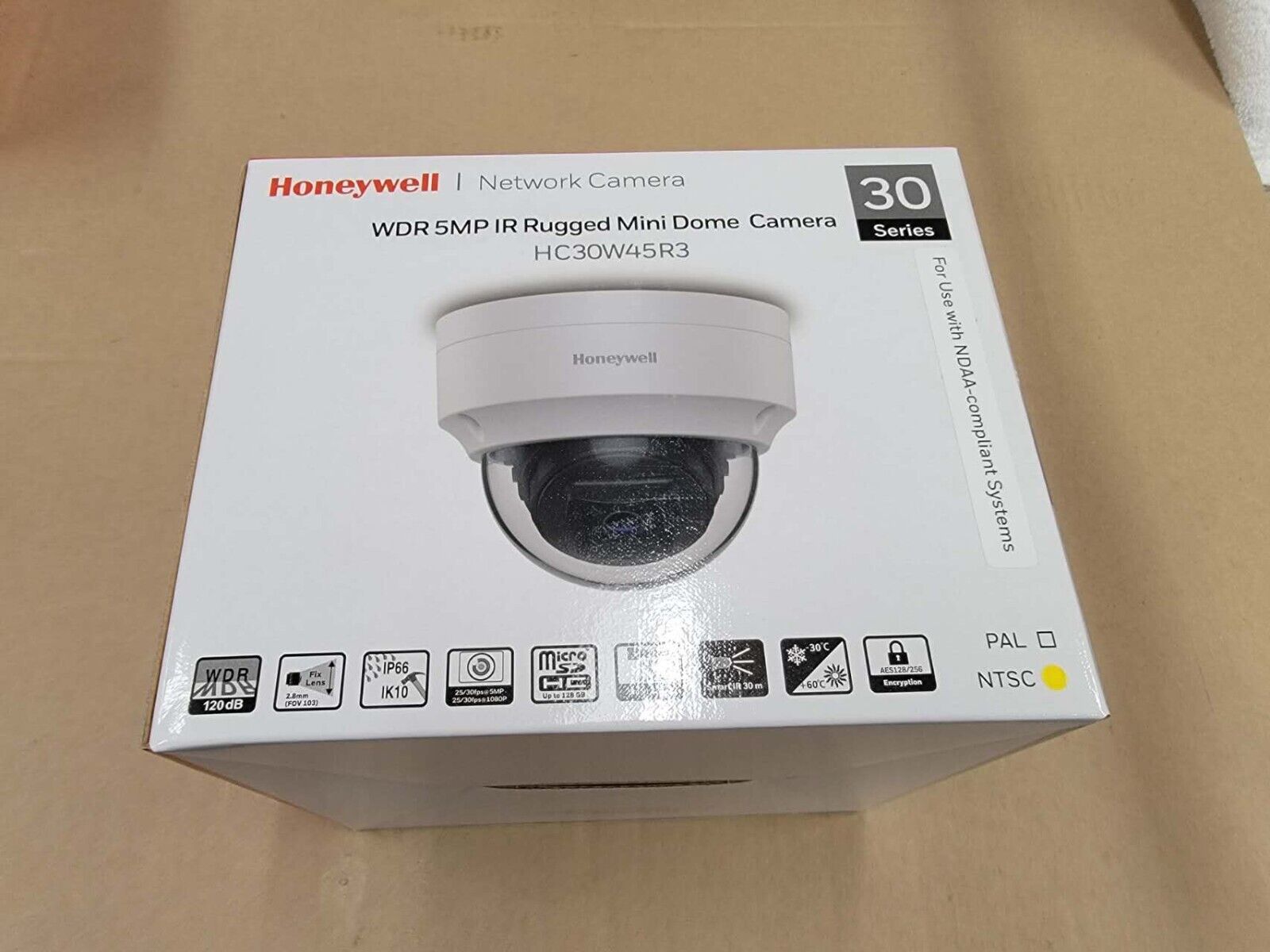 Honeywell 30 Series HC30W45R3 5MP Outdoor Network Mini Dome Camera