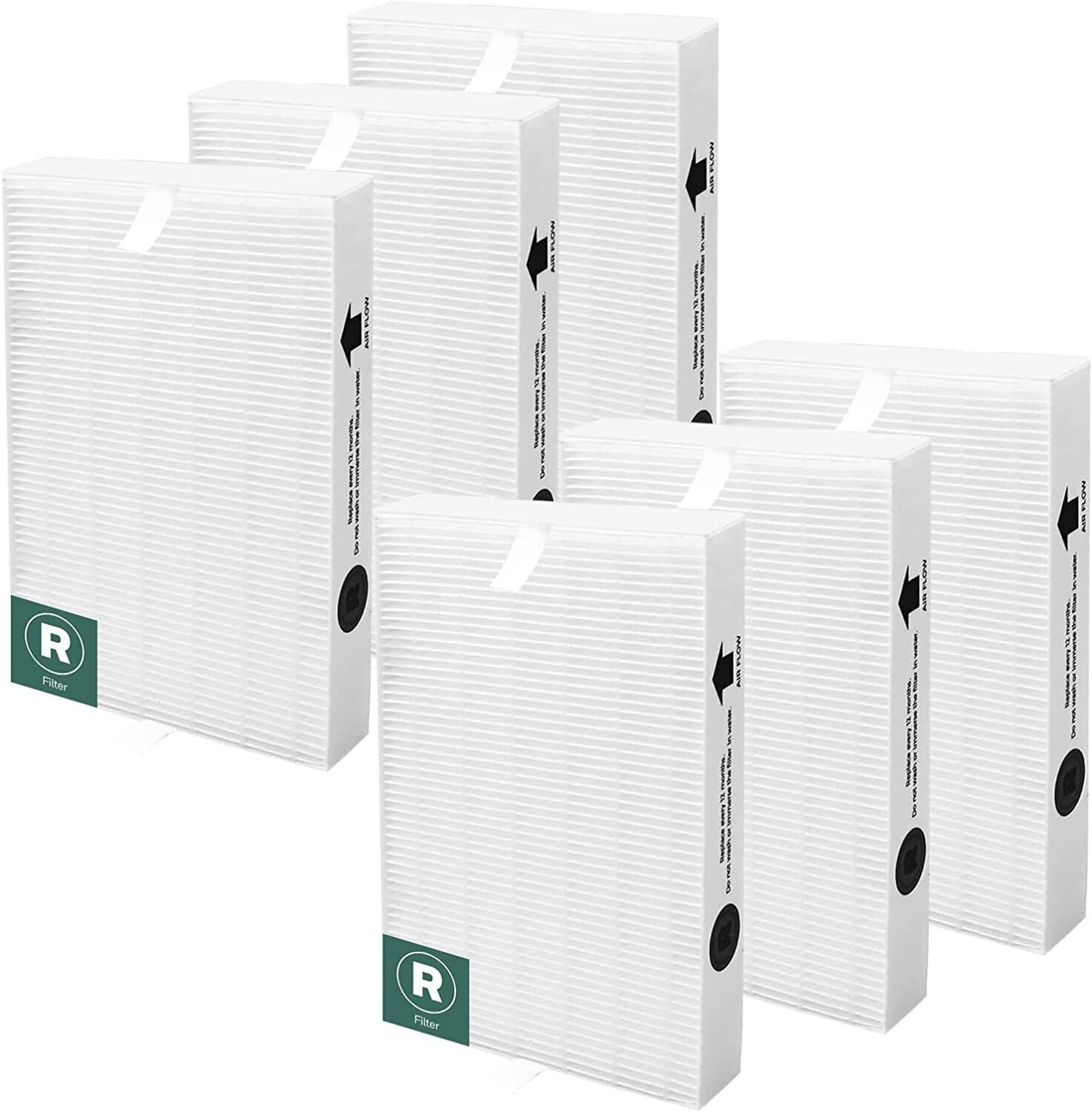 HPA300 HEPA Replacement Filter R for Honeywell Air Purifier 6Pack