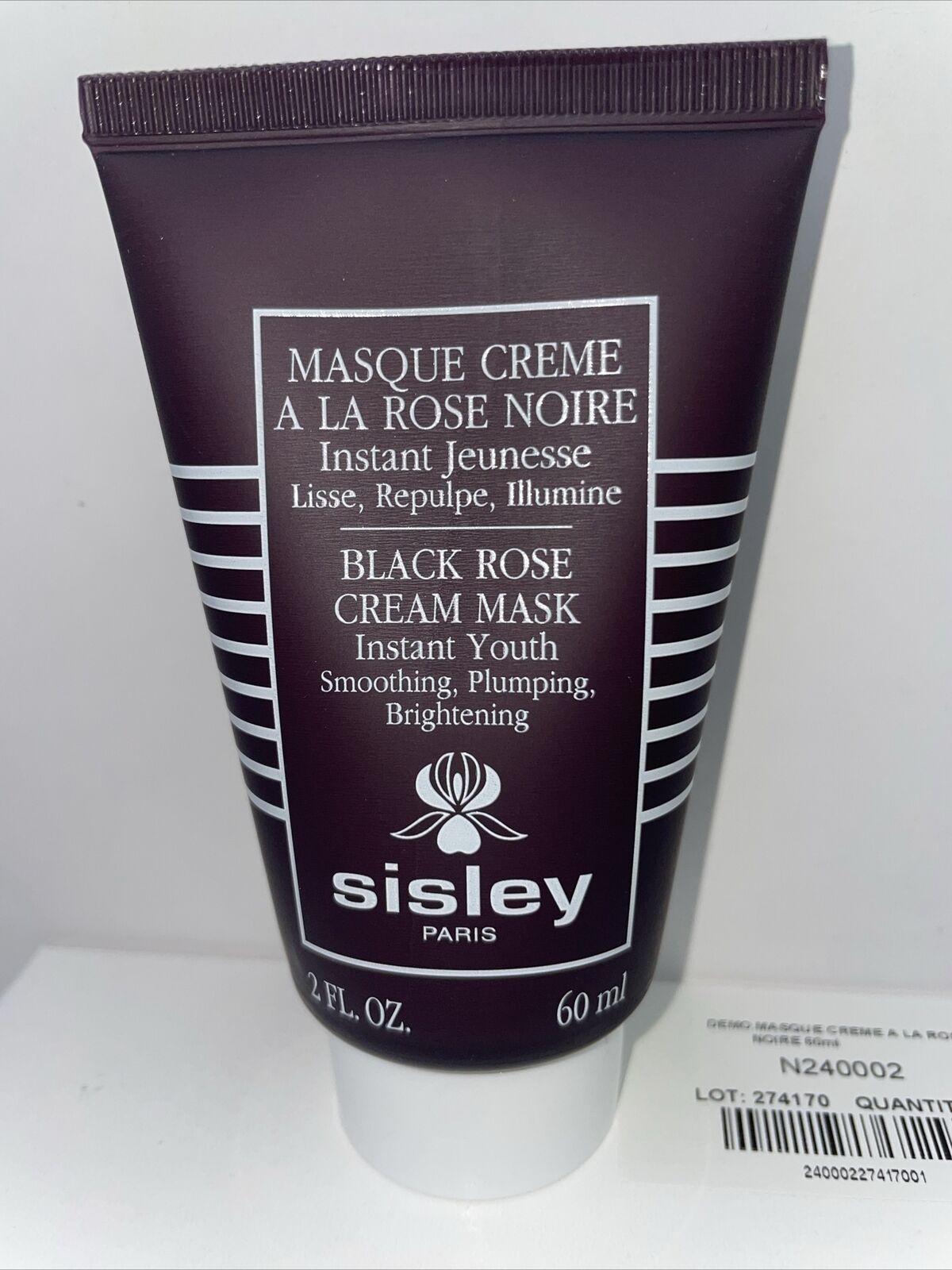 Sisley Paris Black Rose Cream Mask Instant Youth 2 oz/60 ml NEW SEALED tester