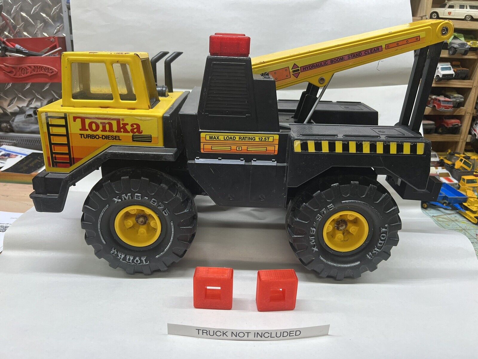 Tonka Mighty Turbo Diesel Tow Truck Hydraulic Boom wrecker  (LIGHTS ONLY)