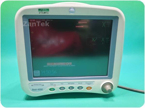 GE Medical Dash 4000 Color Multi-Parameter Patient Monitor