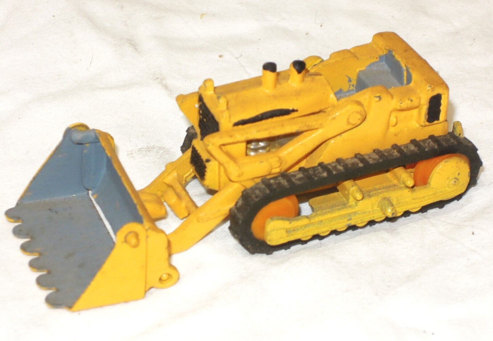 Vintage Unknown maker Lit\'l Toys ? Die Cast bulldozer skid loader