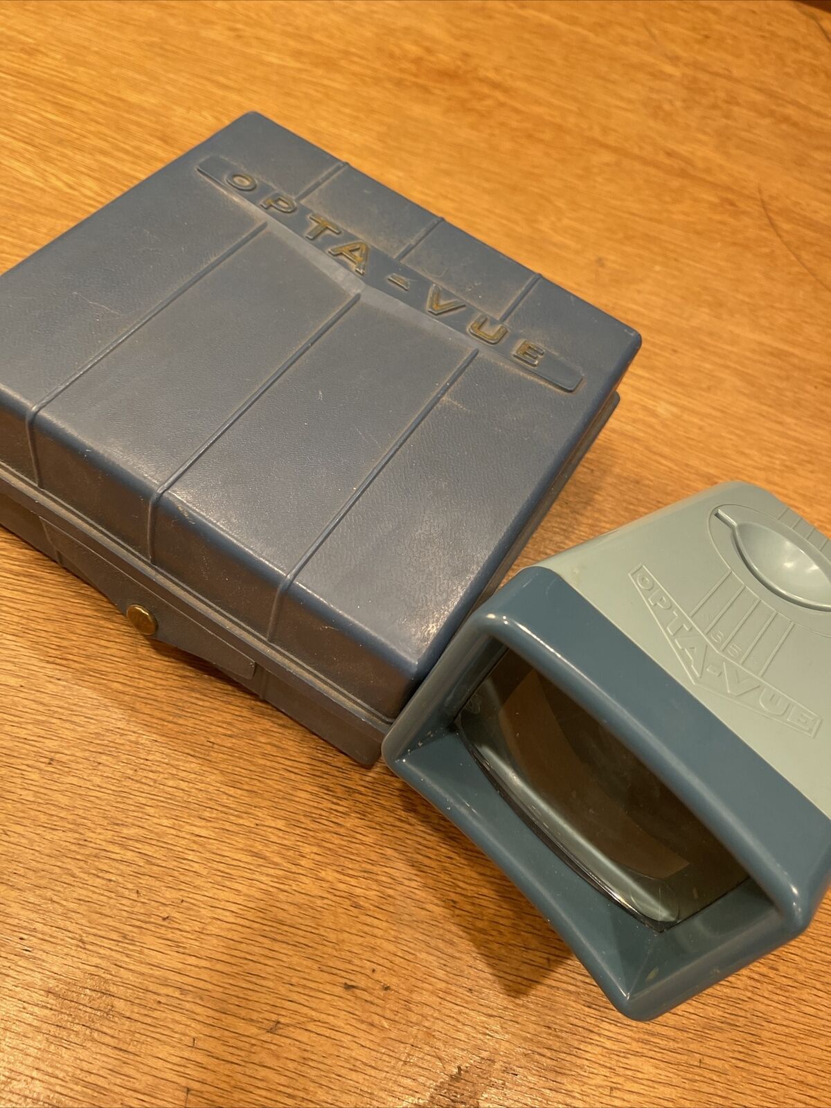 Vintage Opta-Vue Slide Viewer *UNTESTED* W/original case box 