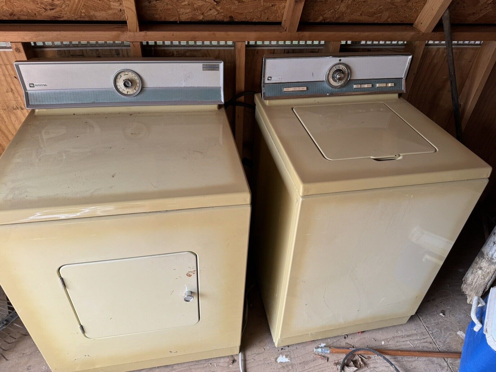 Vintage Maytag Washer Dryer Set