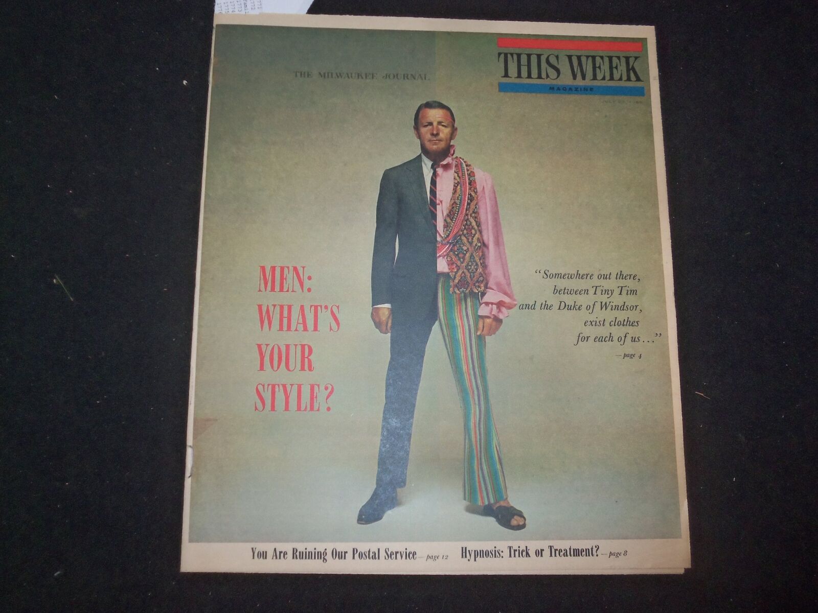 1969 JULY 27 MILWAUKEE JOURNAL THIS WEEK MAGAZINE - PETULA CLARK - NP 8075