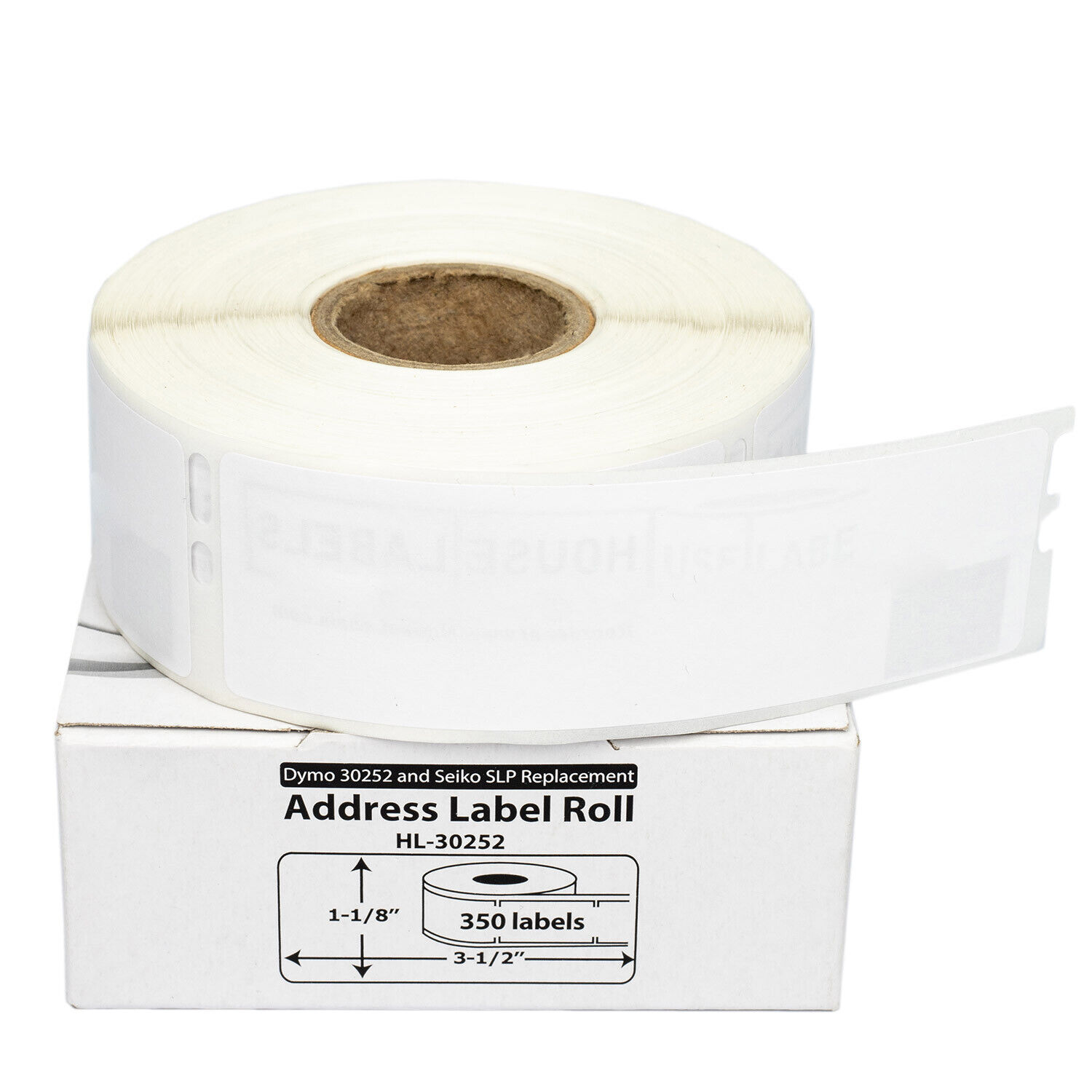 DYMO 30252 Direct Thermal Address Labels (1-1/8\