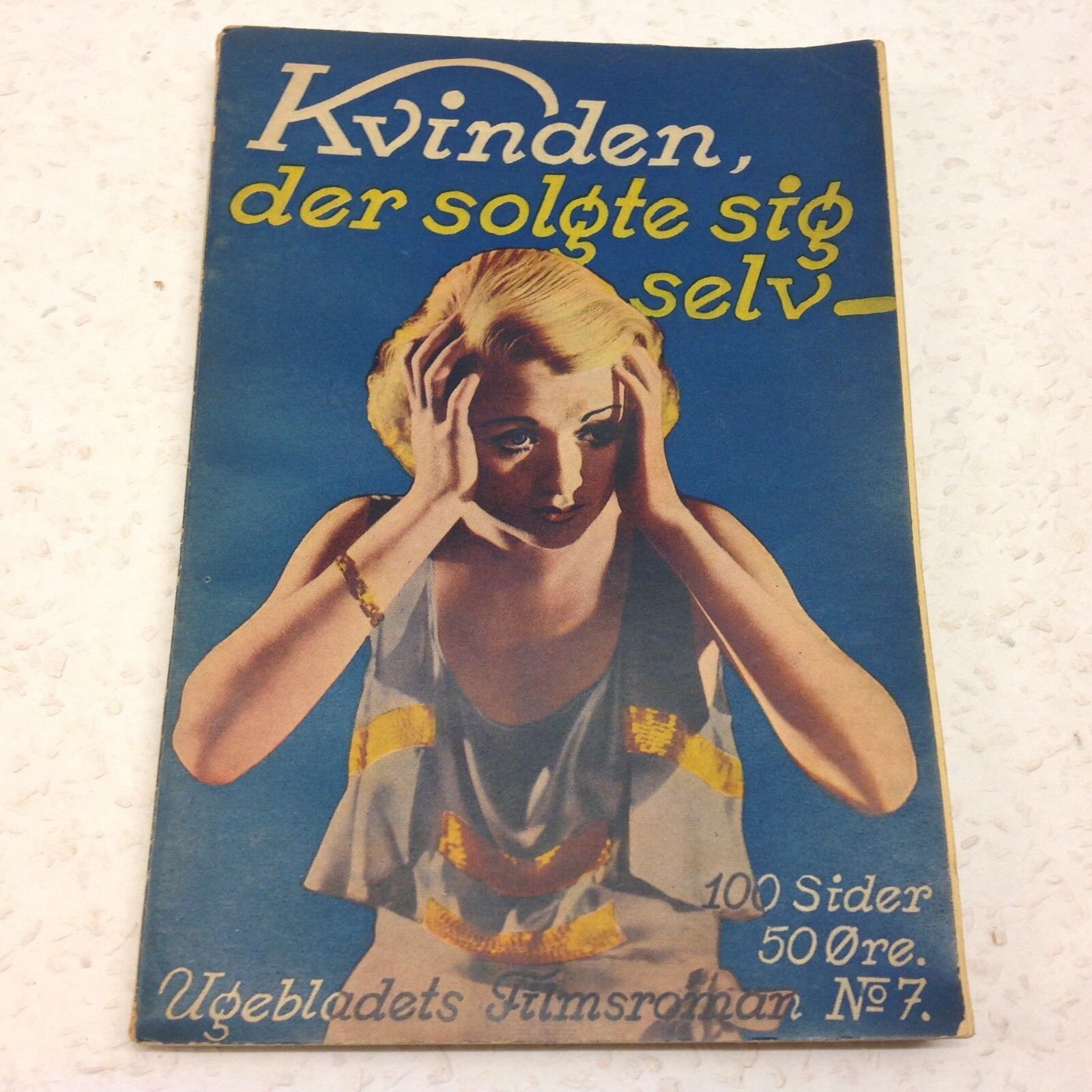 Bought Constance Bennett Ben Lyon Vtg 1933 Danish Novel \