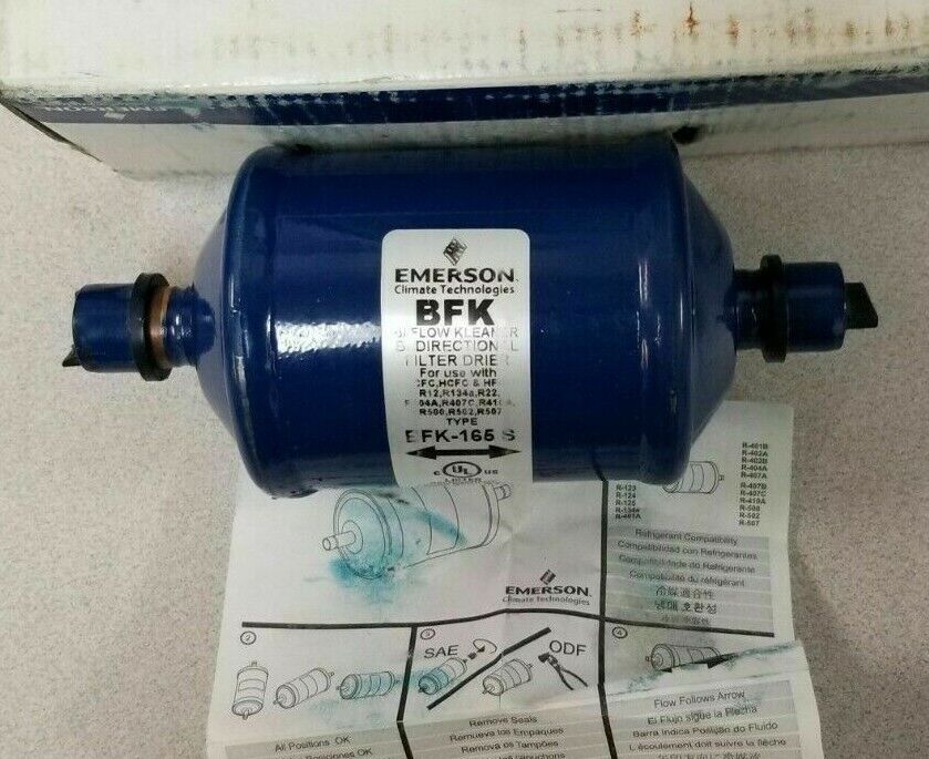 Heat pump filter cleaner BFK-165S Emerson Climate Technologies Flow Controls NEW