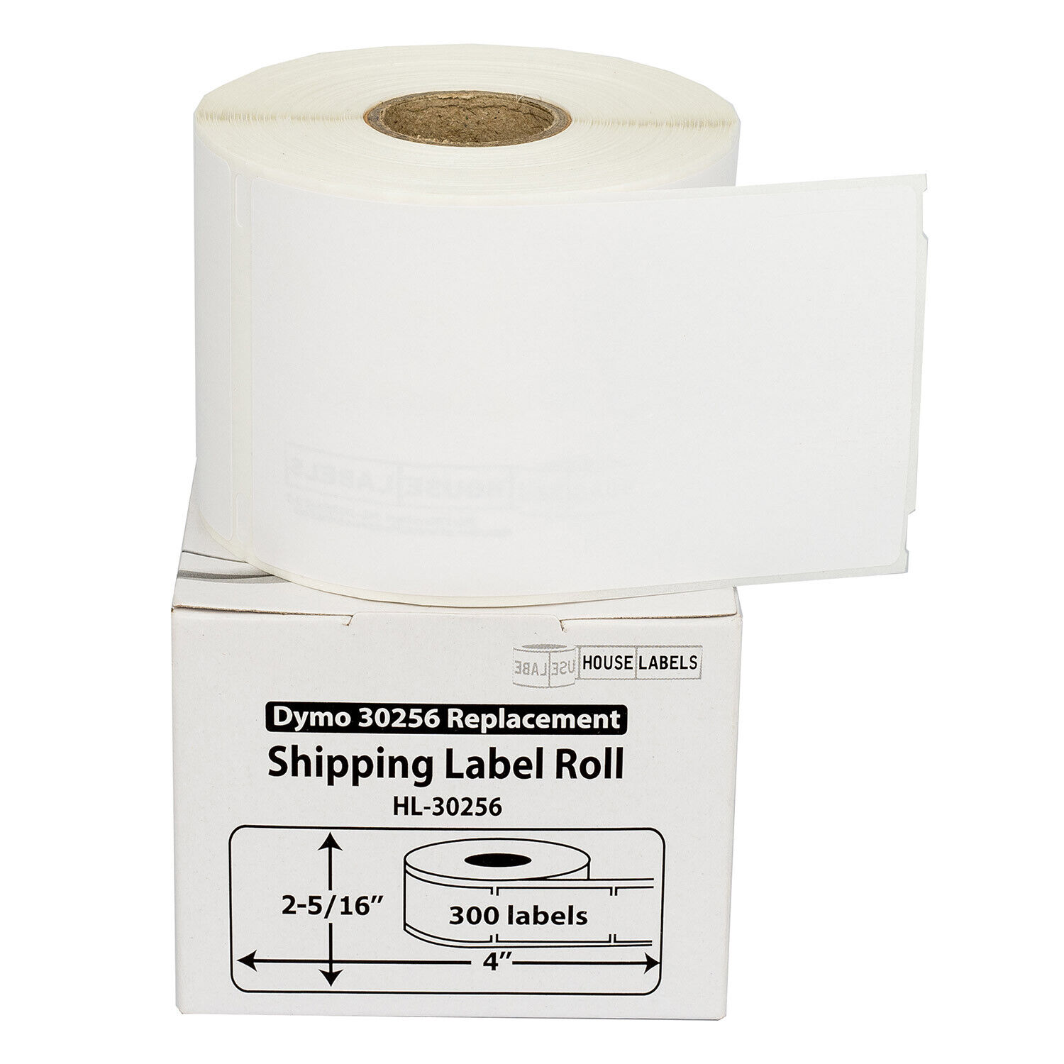 DYMO LW 30256-R REMOVABLE - FIFTY (50) Rolls Large Shipping Labels - 