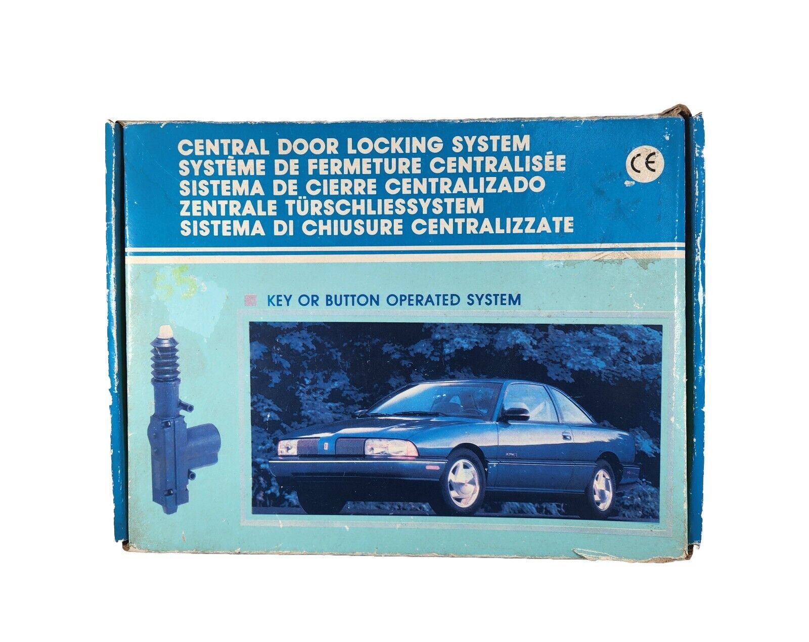 vtg central door locking system 2 door Original Box