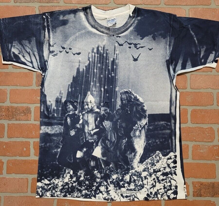 Rare.Vintage 1992 Wizard of Oz Movie AOP T Shirt