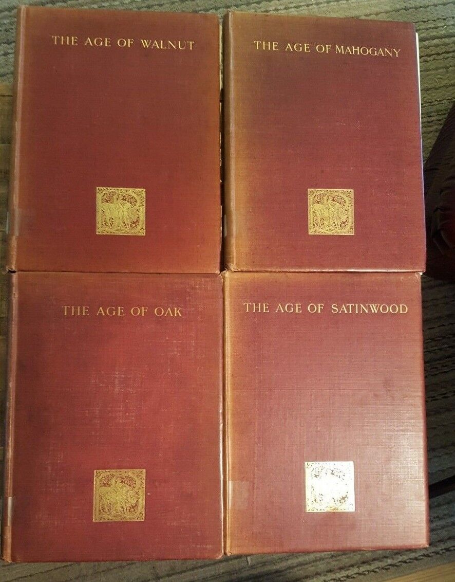 A HISTORY OF ENGLISH FURNITURE by Percy MacQuoid / 4 Vol. Set 1904, 05, 06 & 08