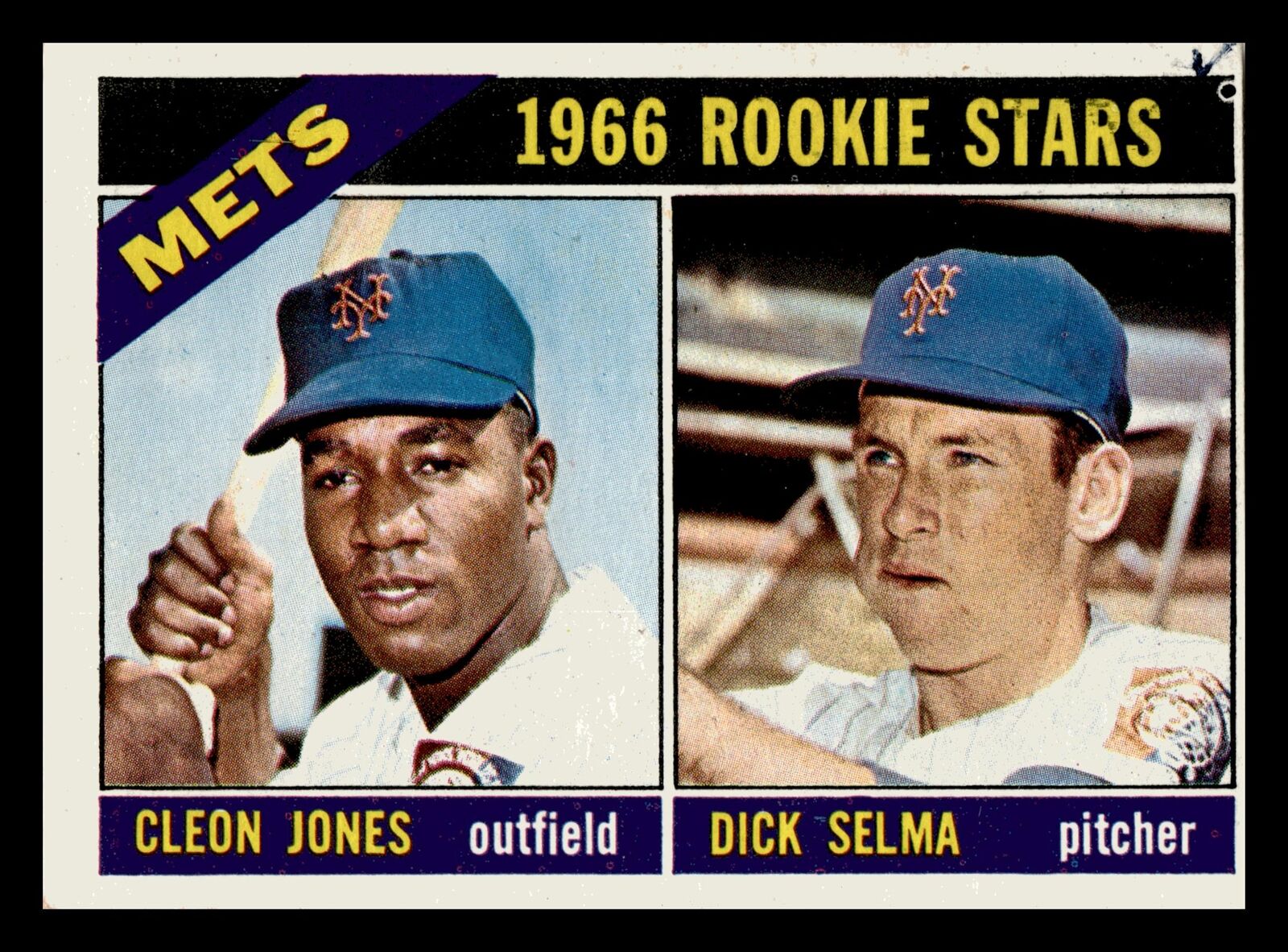1966 Topps Mets Rookie Stars Cleon Jones RC #67 Rookie New York Mets NM-MINT