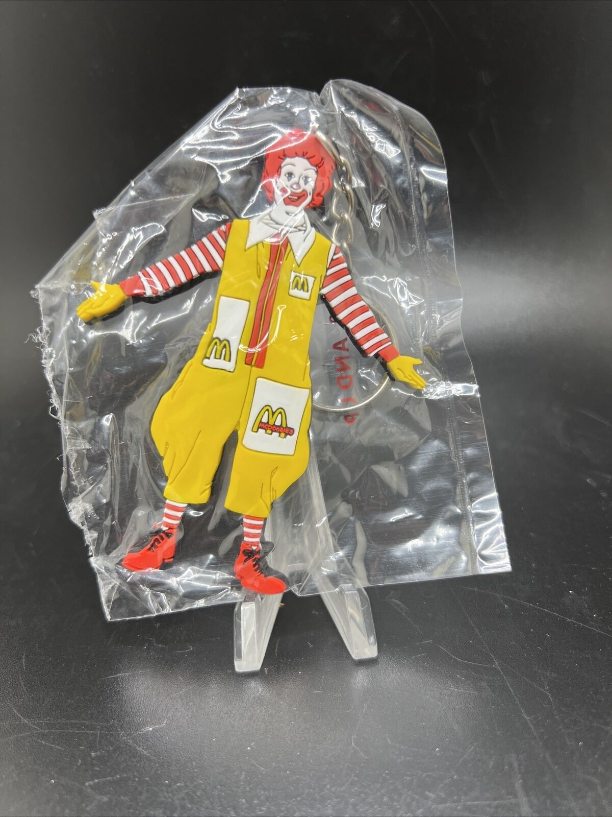 Vtg. McDonald\'s Corp. Ronald McDonald 1995 Rare Keychain 3.5” Sealed
