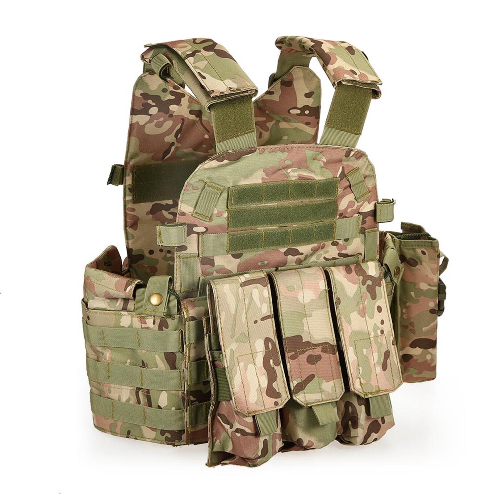 Adjustable Outdoor Tactical Vest 600D Oxford Body Vest Plate Carrier Vest M5N7
