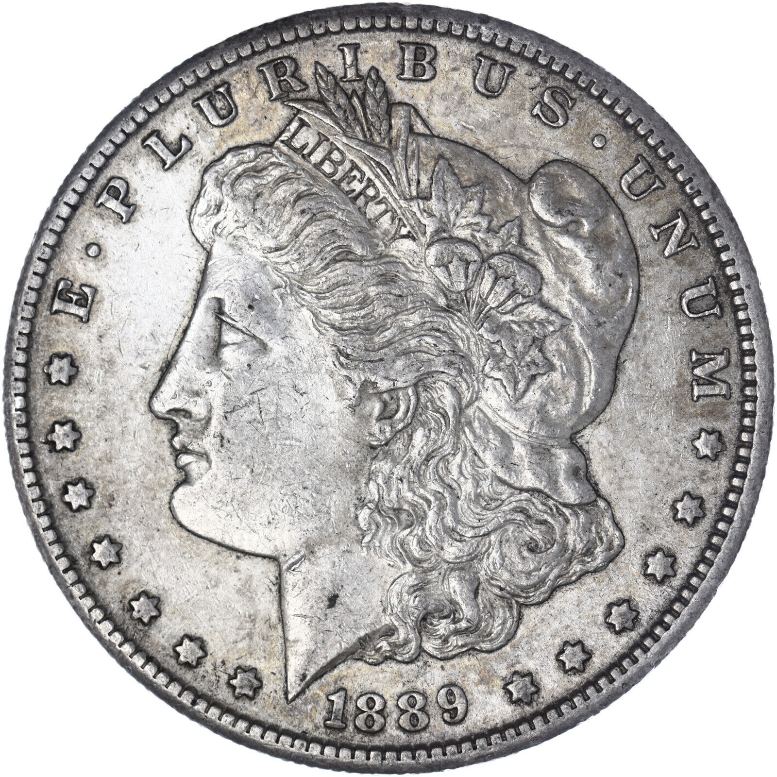 1889 S Morgan Silver Dollar Extra Fine+ See Pics B551