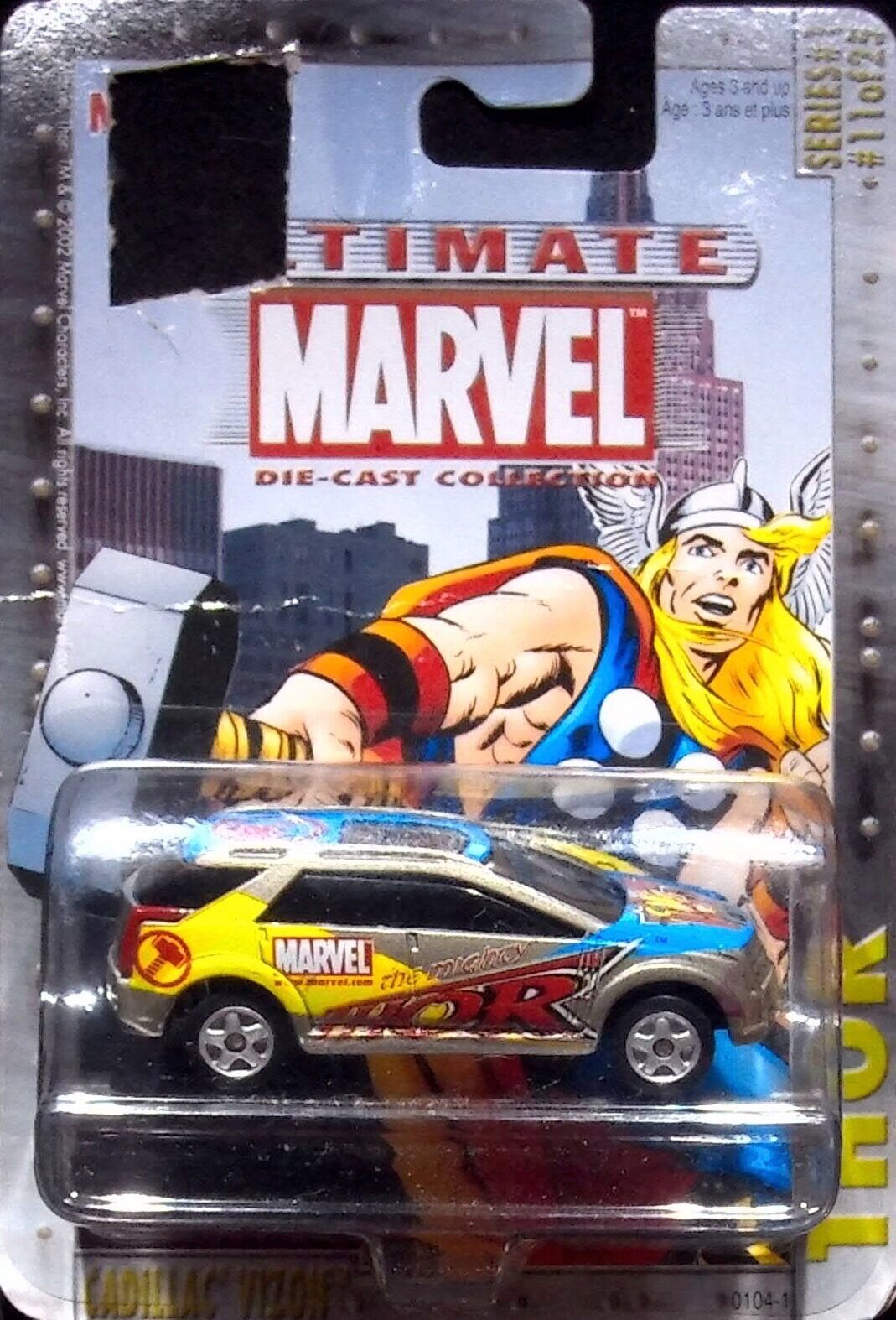 MAISTO ULTIMATE MARVEL DIE CAST COLLECTION THOR CADILLAC
