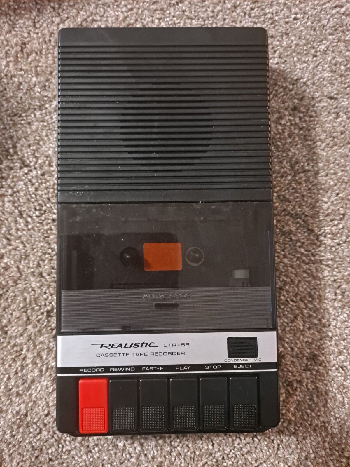 Realistic CTR-55 Cassette Tape Recorder vintage Radio Shack
