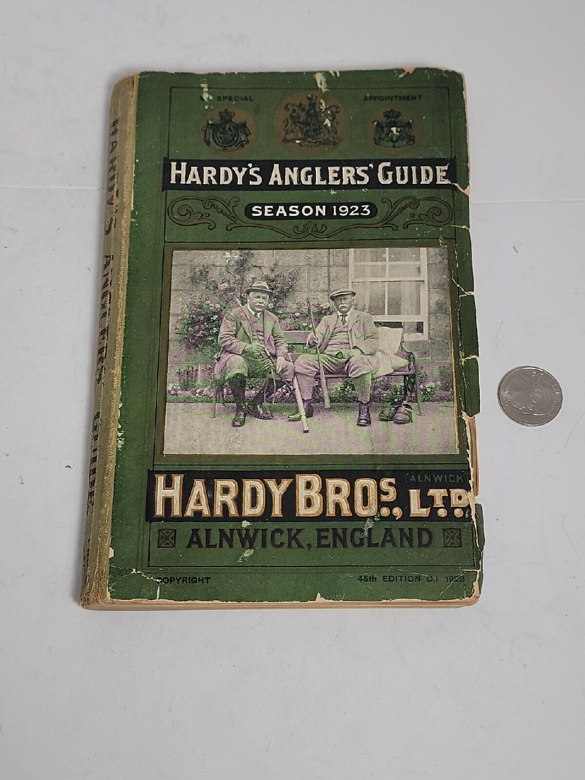 Hardy Bros ltd England anglers guide 45th edition 1923 388 pages GOOD 4 age RARE