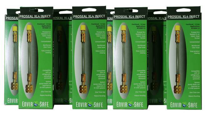 Enviro-Safe Proseal XL4 Inject Fractional-1.5 Ton 8 Pack, refrigerant sealer