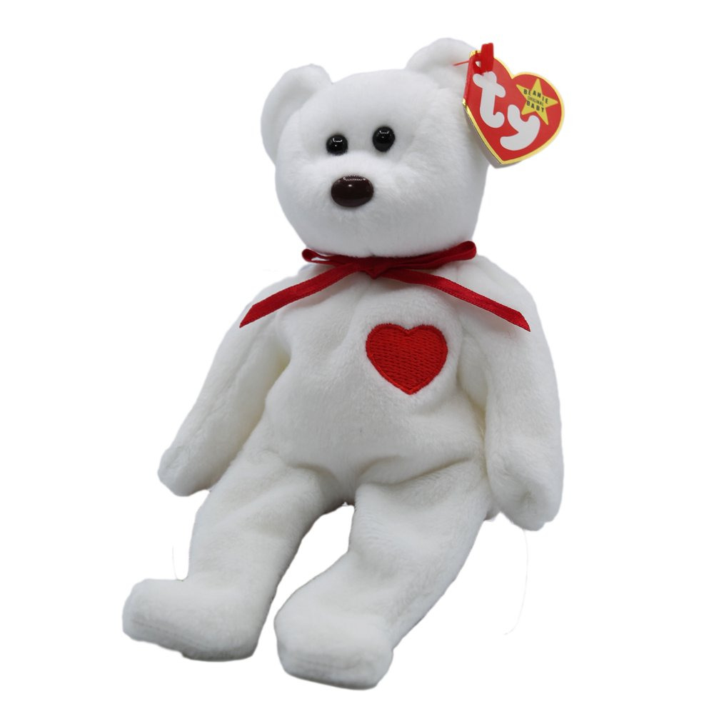 Beanie Baby: Valentino the Bear | Stuffed Animal | MWMT