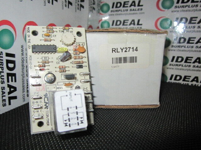 LOCHINVAR PLY2714 TIME DELAY RELAY NEW IN BOX