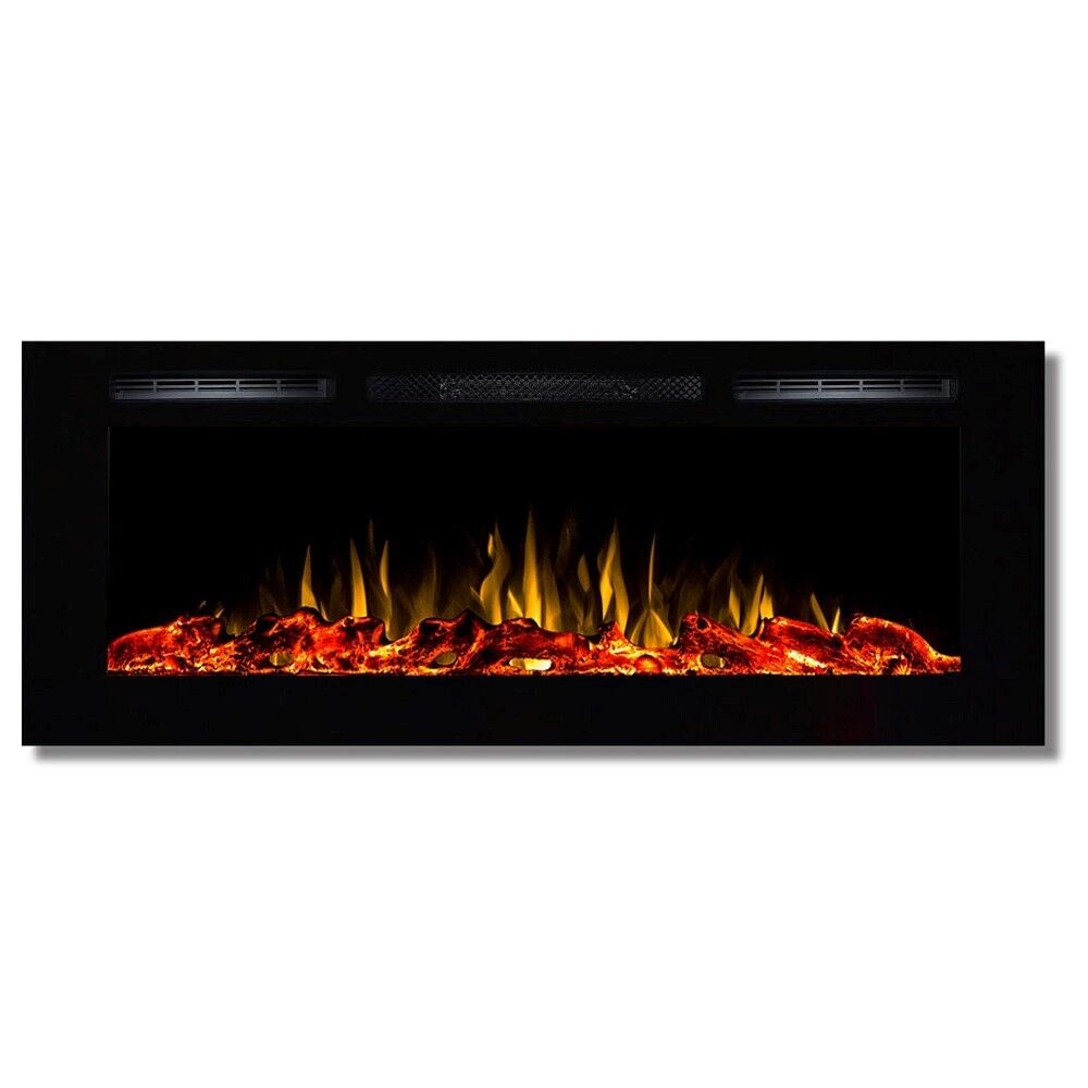 Regal Flame LW2050WL1 50 in. Ventless Recessed Wall Mounted Electric Fireplace