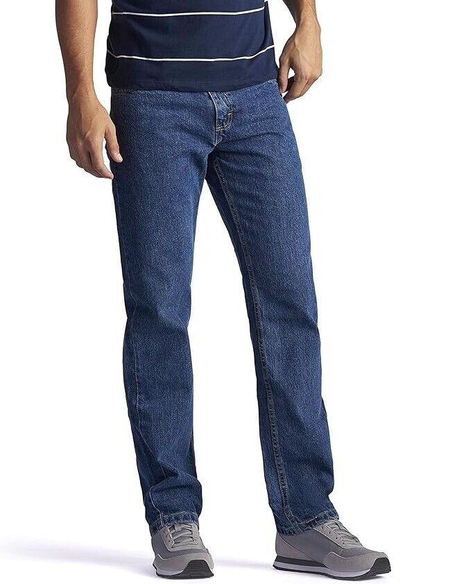 Lee Men's Regular Straight 5-Pocket Jeans - Tinted Midshade