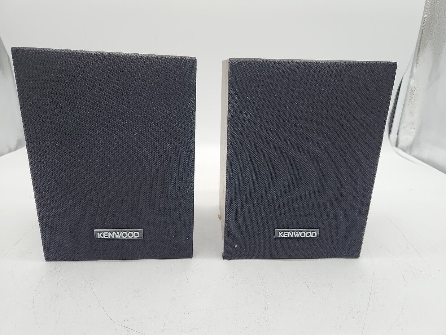 KENWOOD LSK-02S Woodgrain Bookshelf Speakers 40W 8 OHMS 4” Set Of 2 