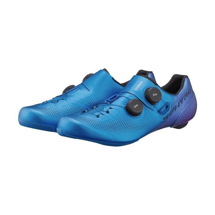 SHIMANO SH-RC903 S-PHYRE CYCLING ROAD SHOE WIDE VERSION RC9 BLUE NEW