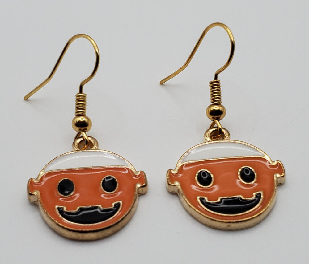 Halloween Zombie fishhook earrings