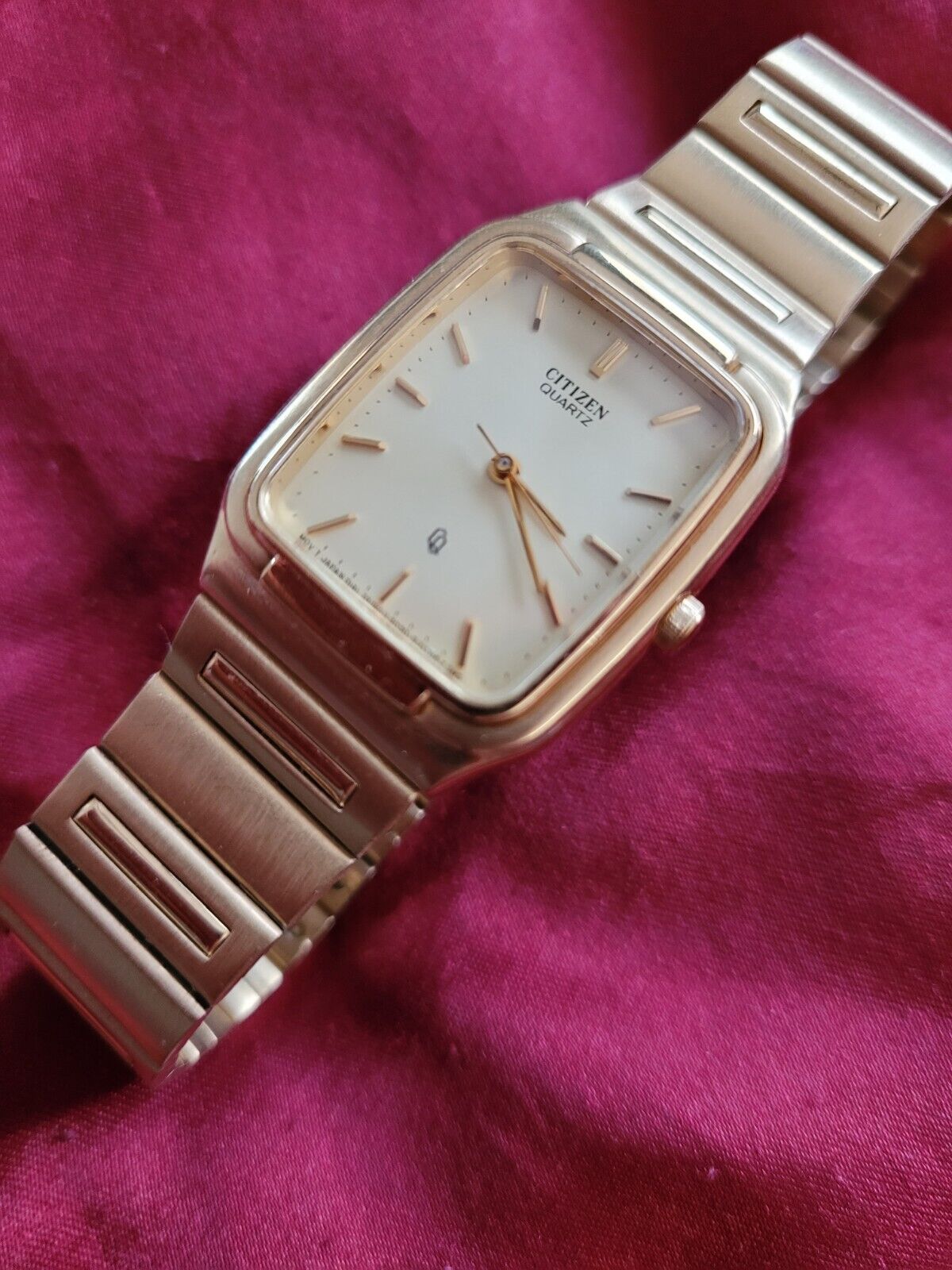 ⚡️BEAUTIFUL Vintage Citizen 6031-S16890 Gold Filled Tank Dress Watch