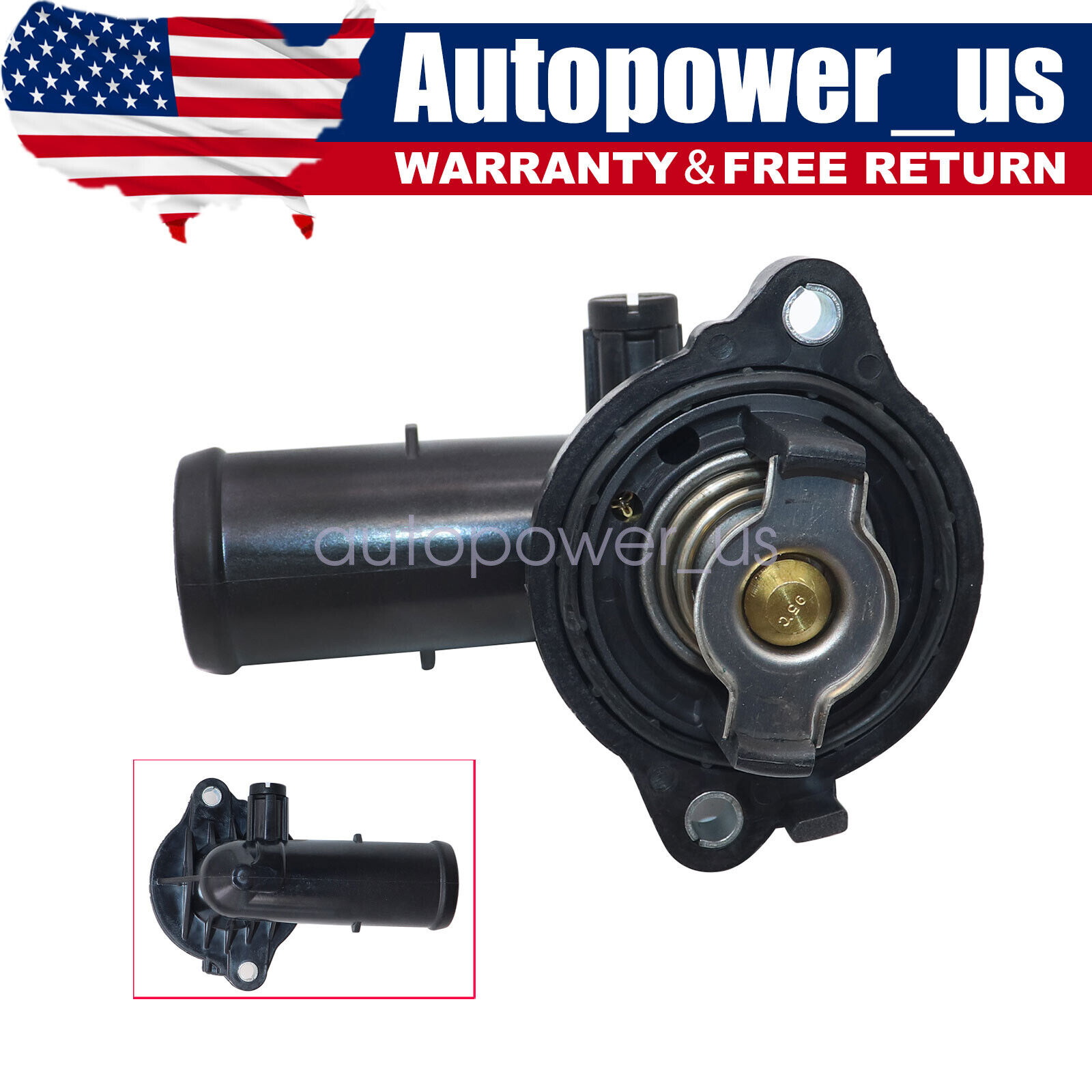 NEW Thermostat HOUSING Fits For Maserati GHIBLI 2014-2021 330424
