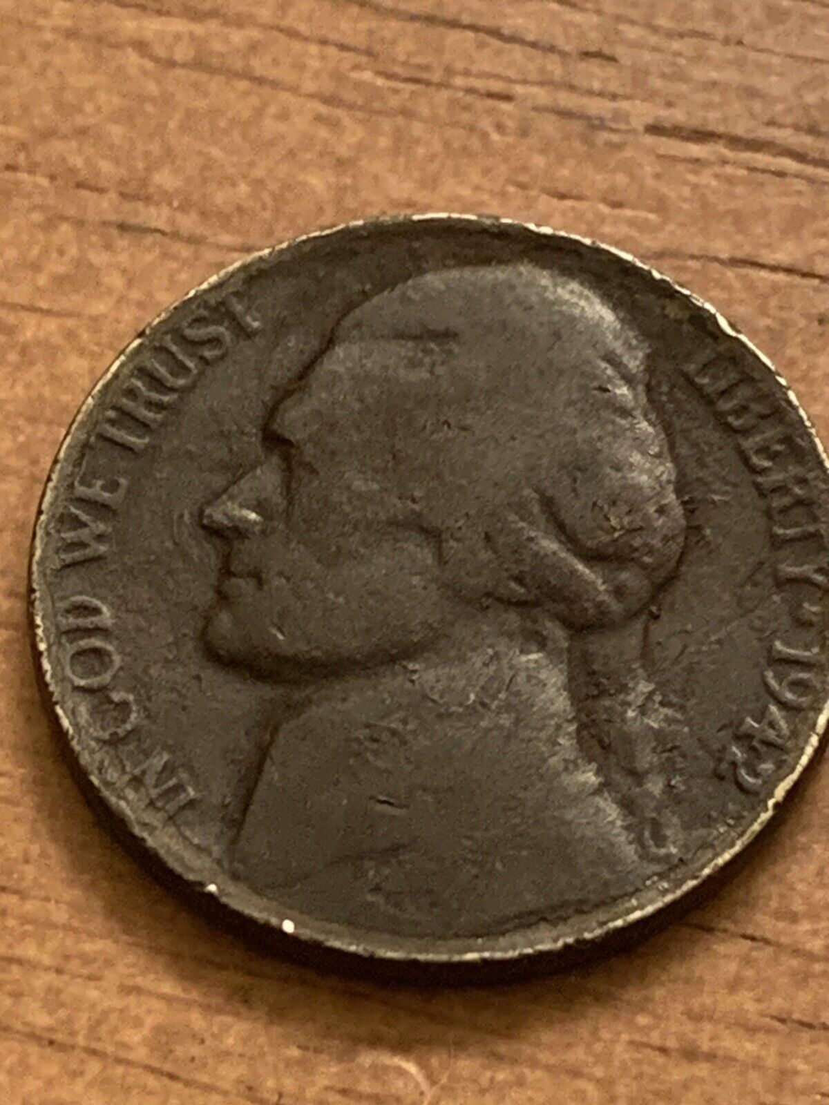 1942 P Jefferson Nickel. ( M21)