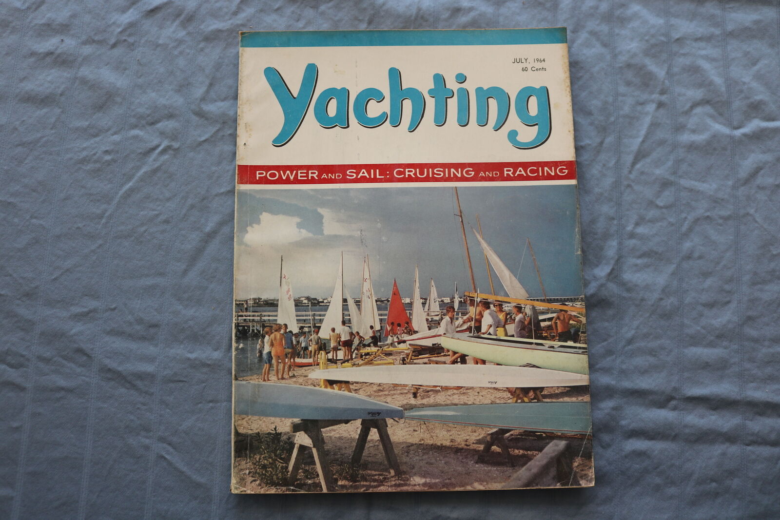 1964 JULY YACHTING MAGAZINE - CRUISING AND RACING COVER - E 9466