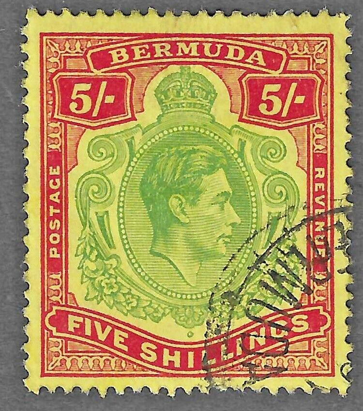 Bermuda (1910) - Scott # 52,  Used