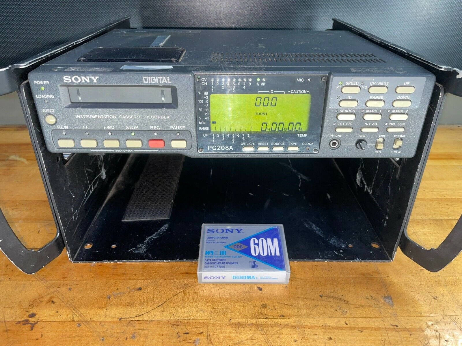 Sony Precision Technology PC208A Instrumentation Cassette Recorder 
