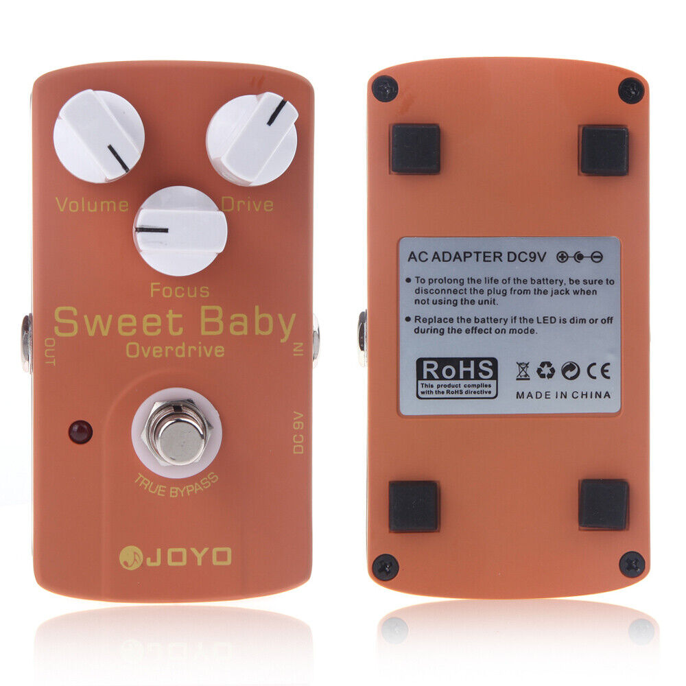 Joyo JF-36 Sweet Baby Distortion Guitar Effect Pedal Top-Performer