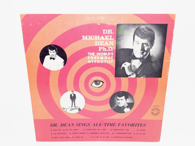 Dr. Michael Dean Sings All-Time Favorites, Lenticular Eye Vinyl LP, Hypnosis Doc