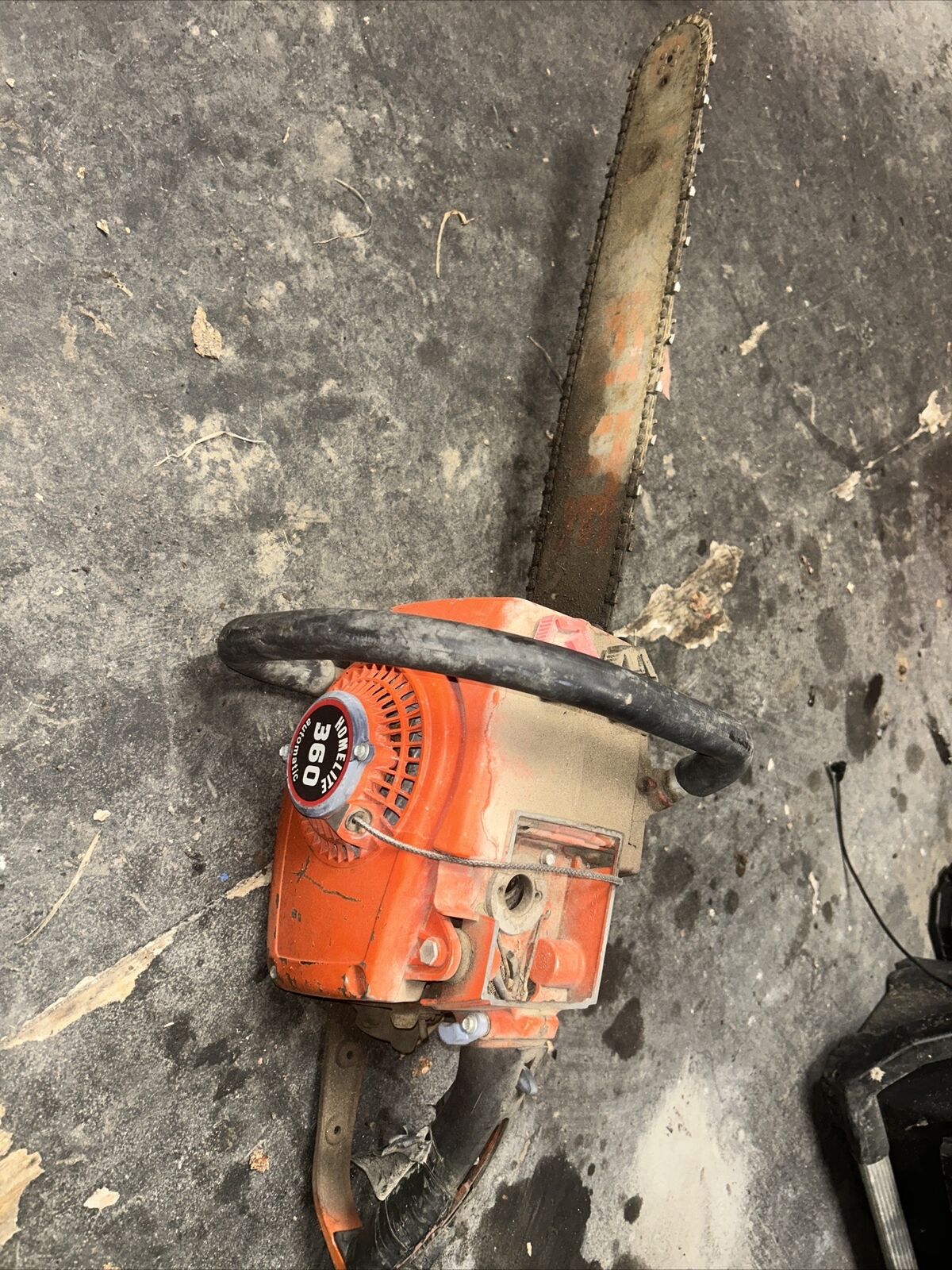 Vintage Homelite 360 Automatic Chainsaw Parts or Repair (not Running)